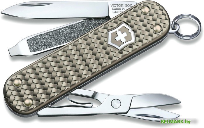 Нож-брелок Victorinox Classic Precious Alox 0.6221.4031G (серый) - фото