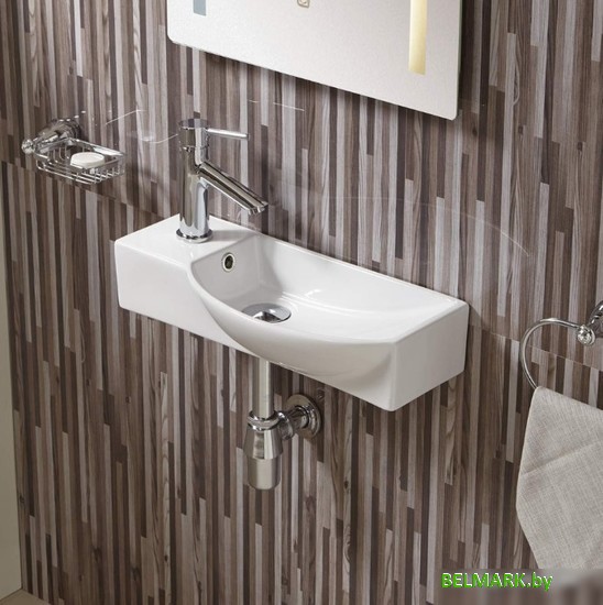 Умывальник WeltWasser Aisbach 7945 GL-WT L (белый глянец) - фото