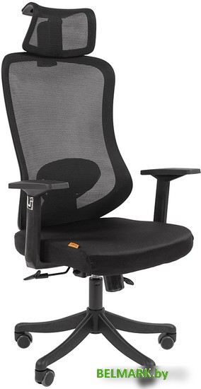 Кресло CHAIRMAN CH563 (черный пластик/черный) - фото