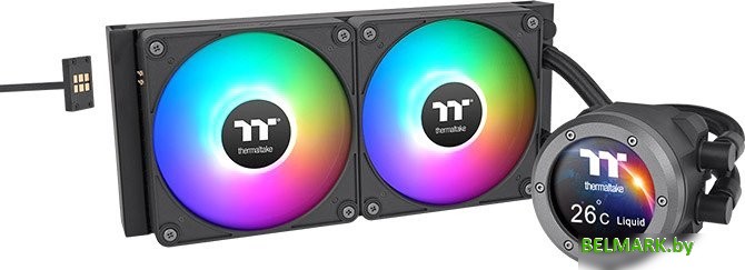 Жидкостное охлаждение для процессора Thermaltake TH240 V2 Ultra EX ARGB CL-W414-PL12SW-A - фото