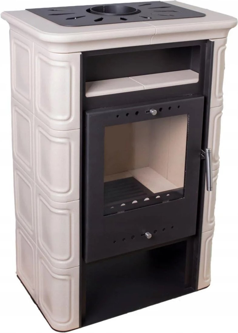 Свободностоящая печь-камин Nordflam Vera Cappuccino - фото