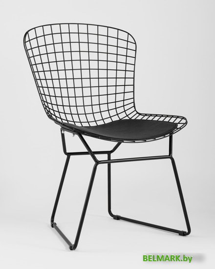 Стул Stool Group Bertoia с черной подушкой (черный) - фото2
