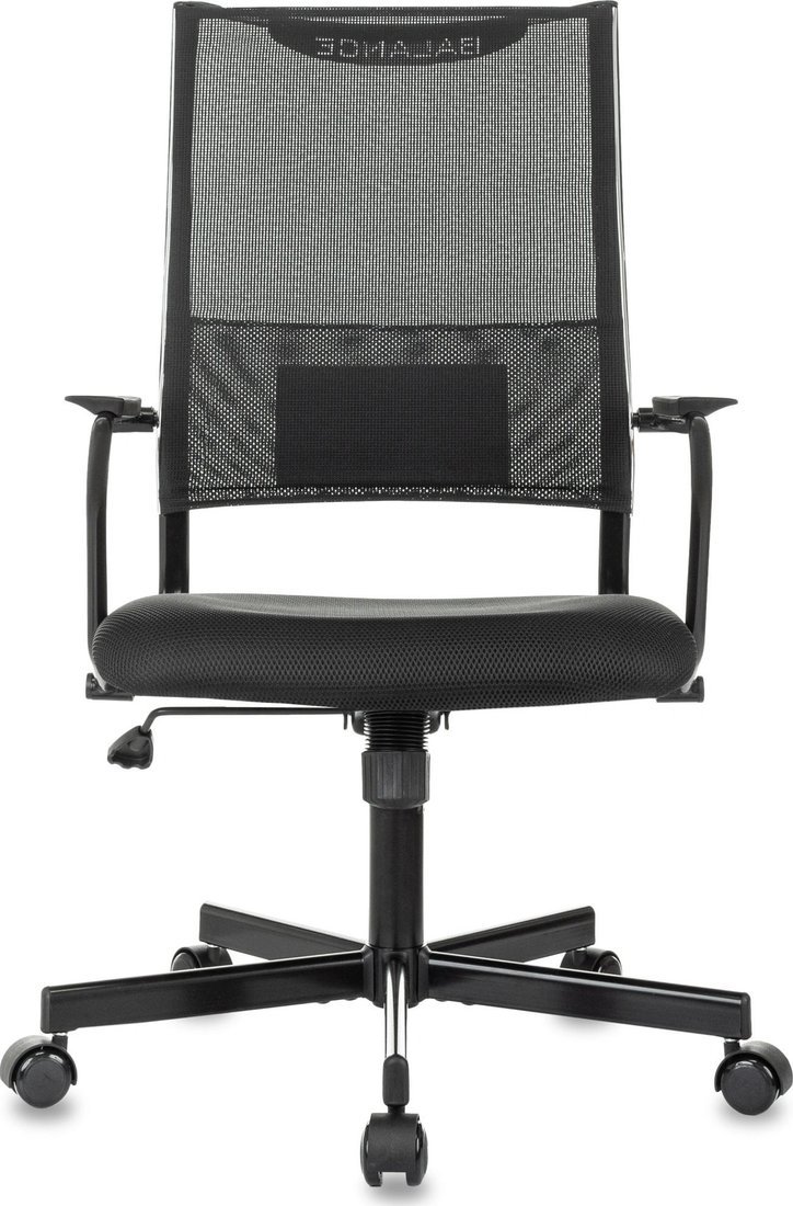 Офисное кресло Бюрократ CH Balance черный Elastic-102 TW-11 (сетка/ткань крестовина металл черный) - фото2