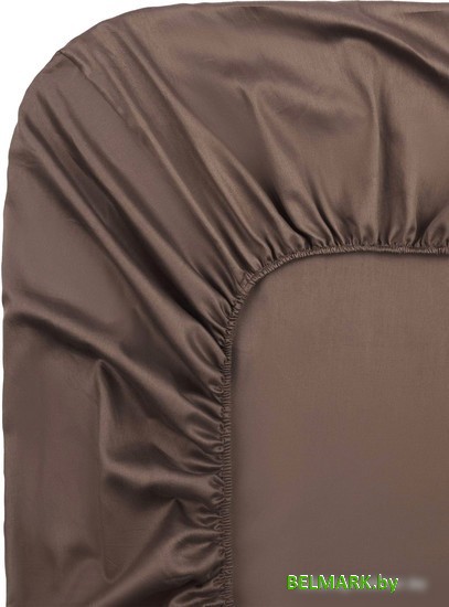 Постельное белье Sofi De MarkO Мармис 180х200х30 ПР-мс-180х200х30шок (шоколадный) - фото