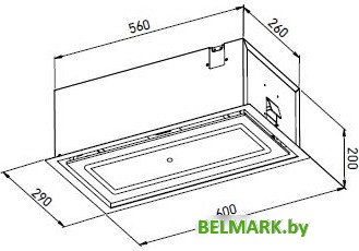 Кухонная вытяжка ZorG Asiria 1060 60 S (черный) - фото2