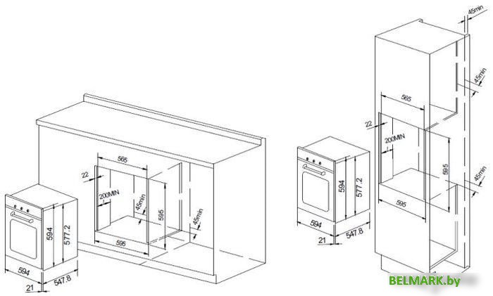 Электрический духовой шкаф Graude Comfort BE 60.2 W - фото2