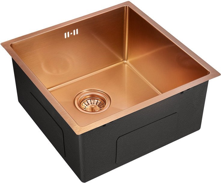 Кухонная мойка Emar EMB-131 PVD Nano Coppery - фото