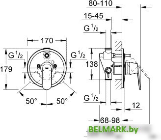 Смеситель Grohe Eurosmart Cosmopolitan 32879000 - фото2