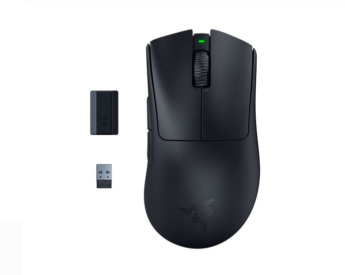 Игровая мышь Razer Deathadder V3 Pro HyperPolling Wireless Dongle Bundle - фото2