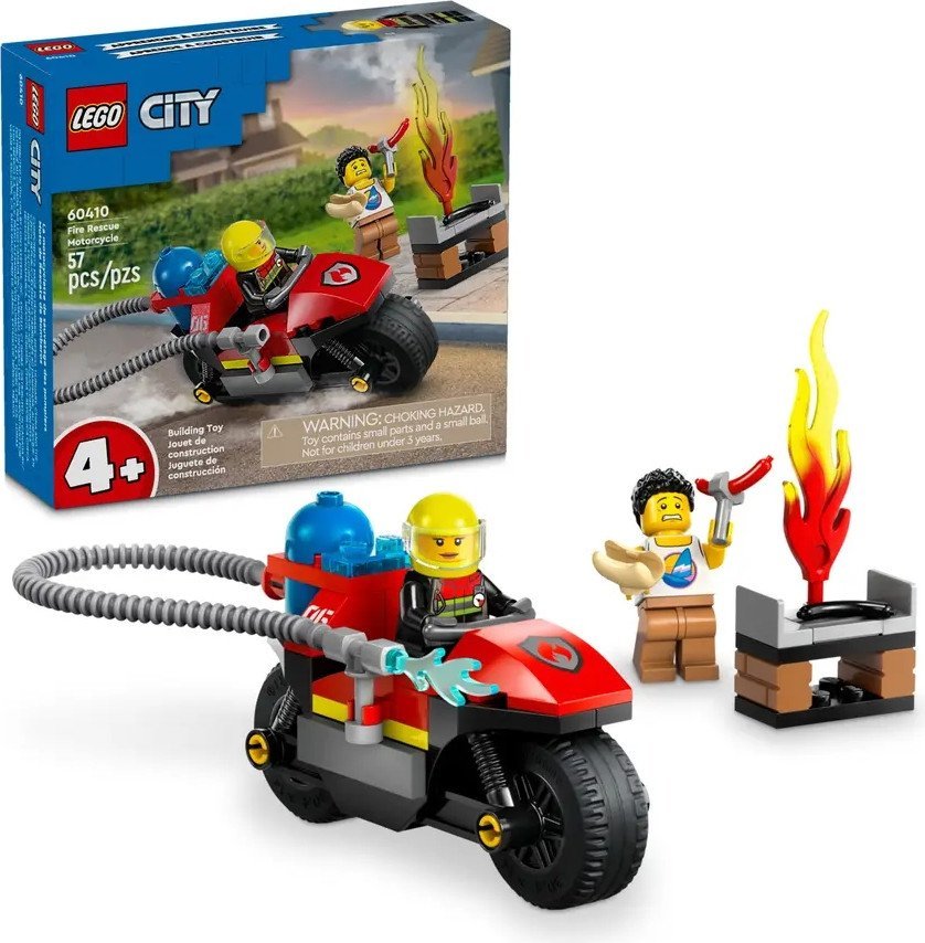 Конструктор LEGO City 60410 Пожарный мотоцикл - фото2