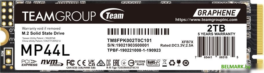 SSD Team MP44L 2TB TM8FPK002T0C101 - фото