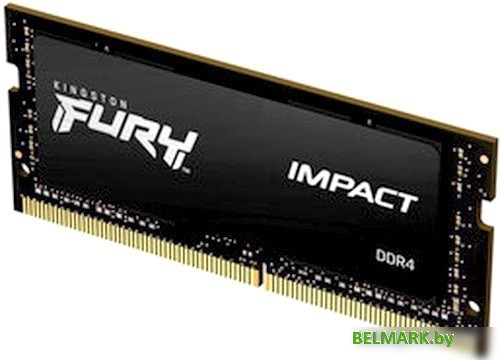 Оперативная память Kingston FURY Impact 32GB DDR4 SODIMM PC4-25600 KF432S20IB/32 - фото2