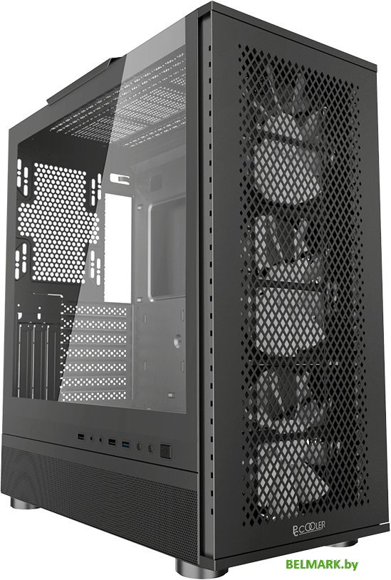 Корпус PCCooler ME200 Mesh (черный) - фото