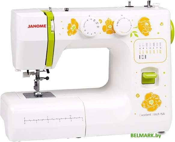 Электромеханическая швейная машина Janome Excellent Stitch 15A - фото
