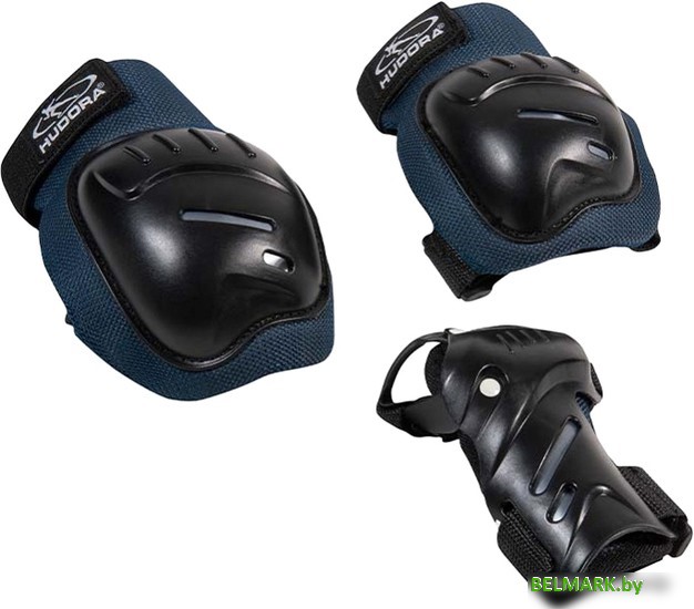Комплект защиты Hudora Biomechanisches Protektoren Set Comfort 83053 (S, blue) - фото