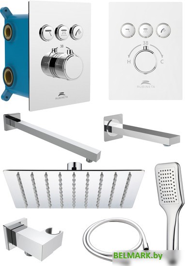 Душевая система Rubineta Thermo-3F-Olo SQ 625040 - фото
