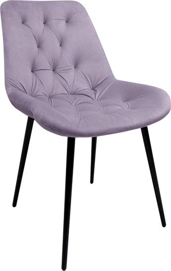 Стул Алвест Av 435 (сливовый бархат/черный) - фото