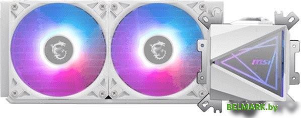 Жидкостное охлаждение для процессора MSI MAG CoreLiquid I240 (белый) - фото