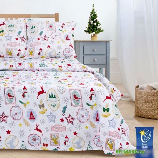 Постельное белье Этель Дуэт Зимний винтаж 2588716 - фото