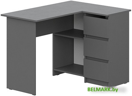 Стол NN мебель Денвер 00-00111596 (графит серый) - фото