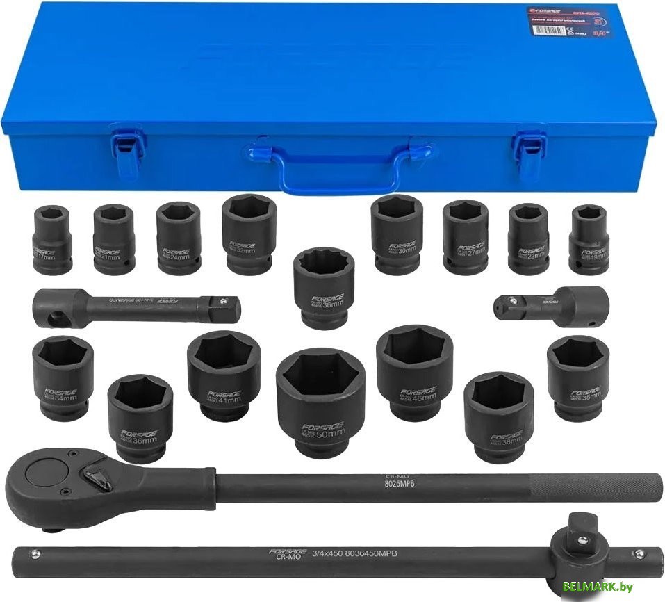 Набор головок слесарных FORSAGE 59 086 F-6212-5MPB - фото