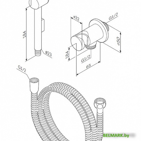 Гигиенический душ AM.PM F0202100 - фото2