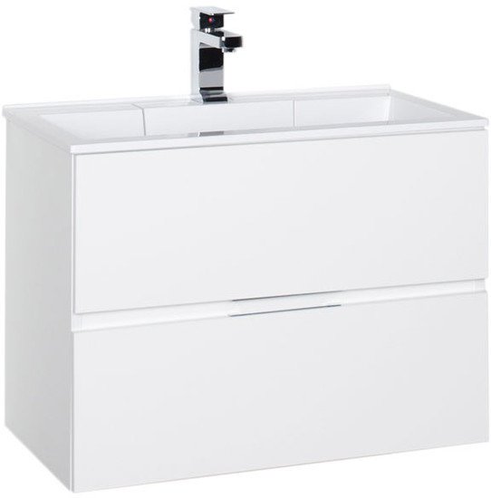 Aquanet Тумба под умывальник Алвита 70 (белый) - фото