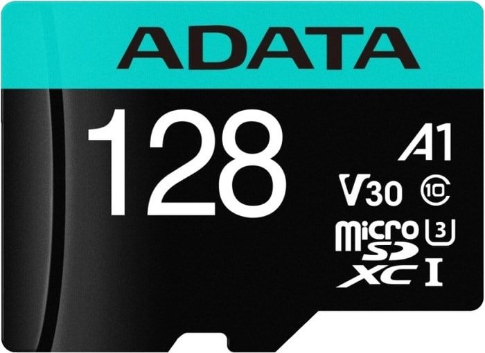Карта памяти A-Data Premier Pro AUSDX128GUI3V30SA2-RA1 microSDXC 128GB (с адаптером) - фото2