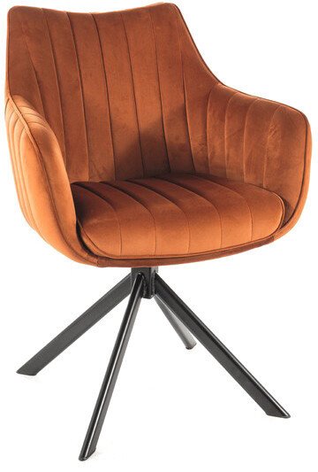 Стул Signal Azalia Velvet (bluvel 4215 корица/черный) - фото