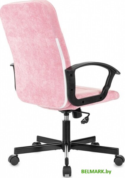 Офисное кресло Бюрократ Triest (розовый Fabric Velvet 36) - фото2
