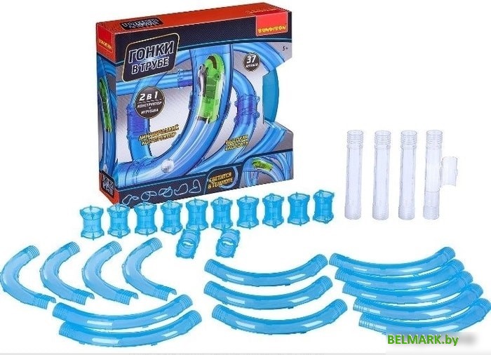 Трек Bondibon Гонки в трубе 52 деталей - фото