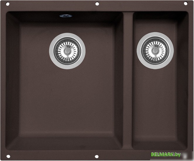 Кухонная мойка Zigmund & Shtain Integra 500.2 (швейцарский шоколад) - фото