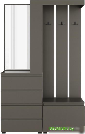 Стенка НК-Мебель Stern 72677900 (серый графит) - фото