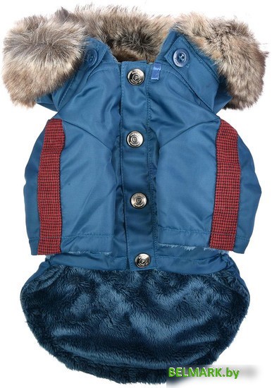Куртка для животных Puppia Brock с капюшоном PAUD-JM1851-TE-XL (синий) - фото2