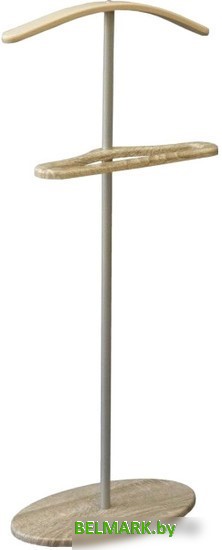 Стойка для одежды Мебелик Костюмная Дэви 3 (металлик/дуб сонома) - фото