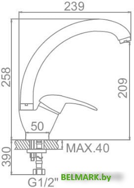 Смеситель Ledeme L5902F - фото2