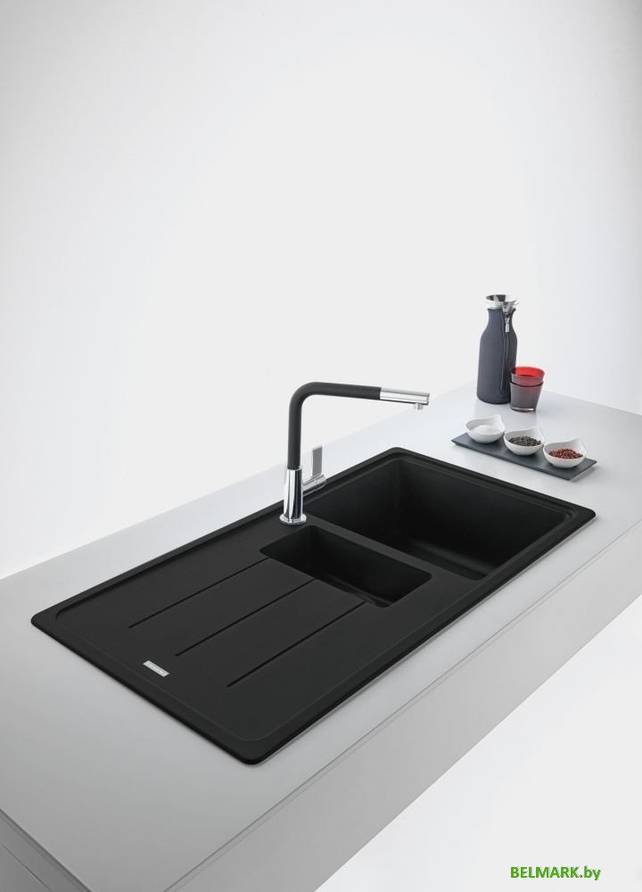 Кухонная мойка Franke Basis BFG 651-97 114.0693.554 (матовый черный) - фото2