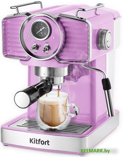 Рожковая помповая кофеварка Kitfort KT-7125-3 - фото