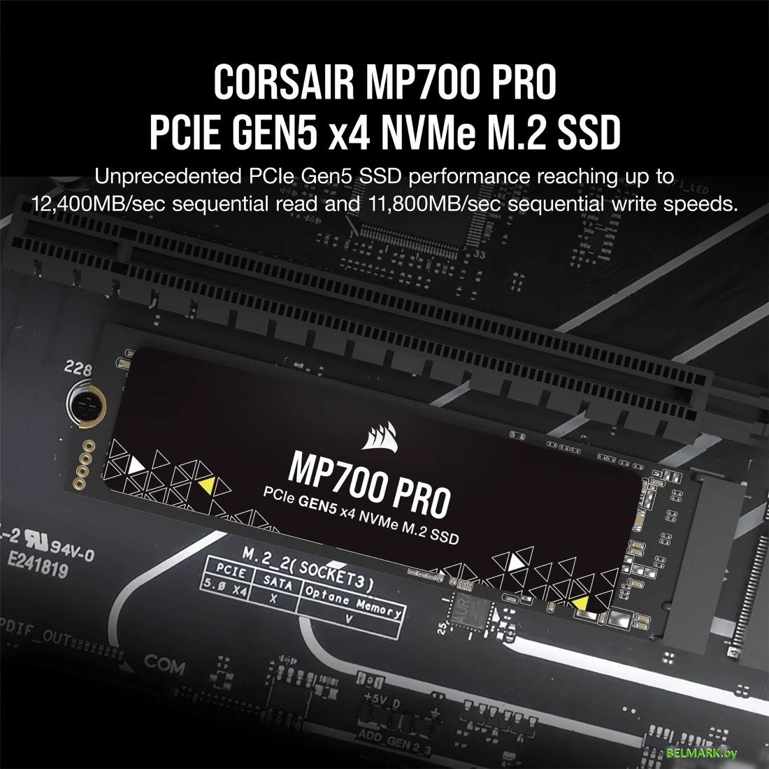 SSD Corsair MP700 Pro 2TB CSSD-F2000GBMP700PNH - фото2