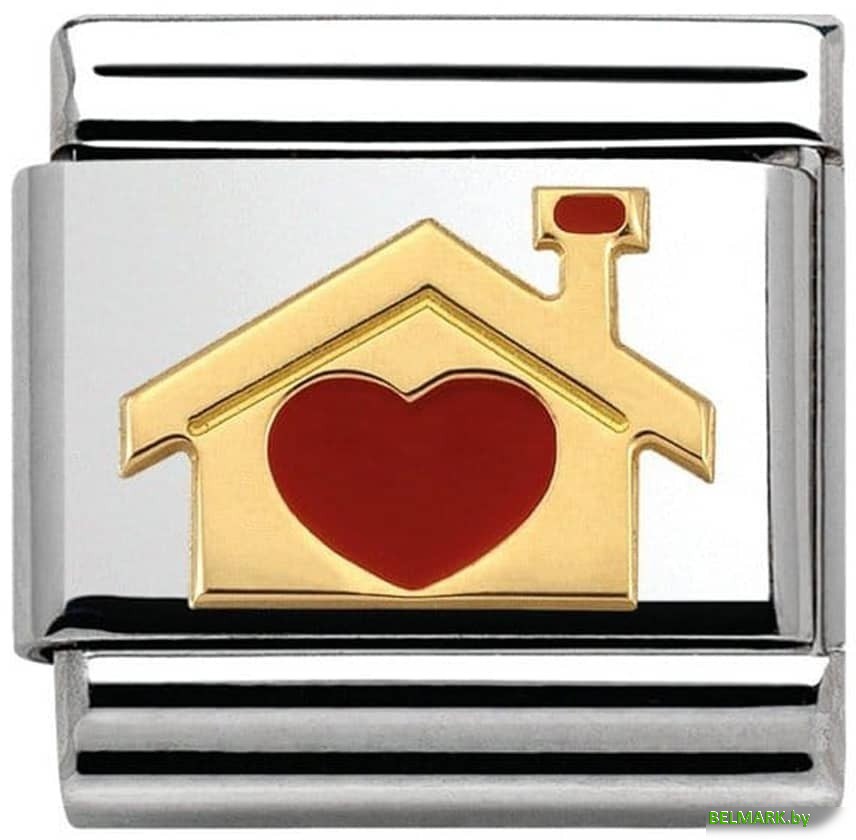 Звено для браслета NominatioN Дом с сердцем 030283/07 - фото