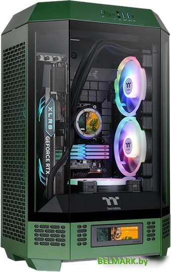 Корпус Thermaltake The Tower 300 Racing Green CA-1Y4-00SCWN-00 - фото