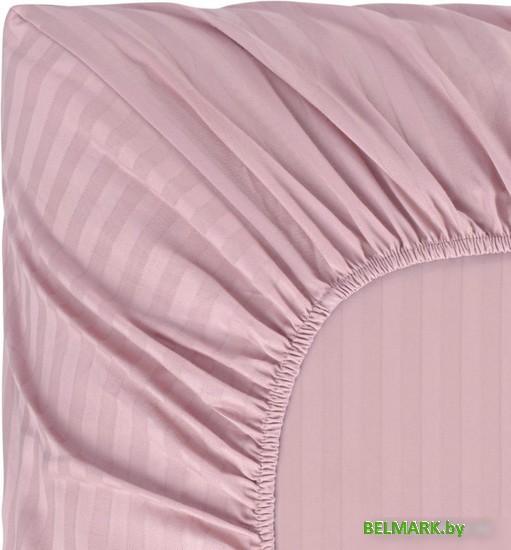 Постельное белье Sofi De MarkO Морган 160х200х30 Пр-Мг-пр-160х200х30 (пепельно-розовый) - фото