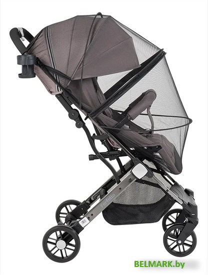 Коляска прогулочная «книга» Farfello Comfy Go Comfort CG-302 (серый/черный хром) - фото2