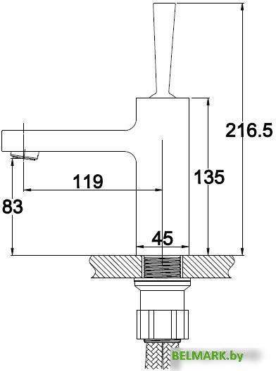 Смеситель Kaiser Vista [65011] - фото2