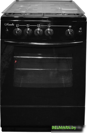 Кухонная плита Лысьва ГП 400 М2С-2у (черный, стеклянная крышка) - фото