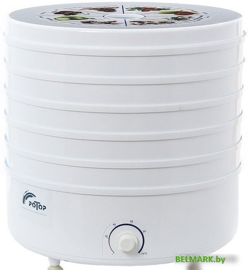 Сушилка для овощей и фруктов Ротор СШ-002 (белый) - фото