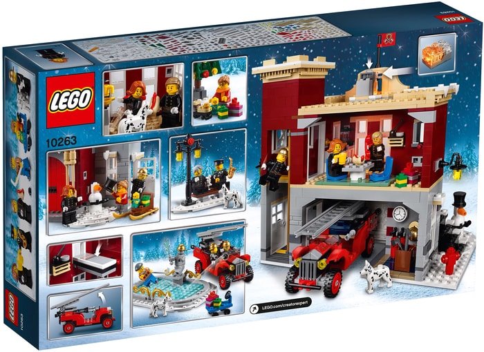 Конструктор LEGO Creator 10263 Пожарная часть в зимней деревне - фото2