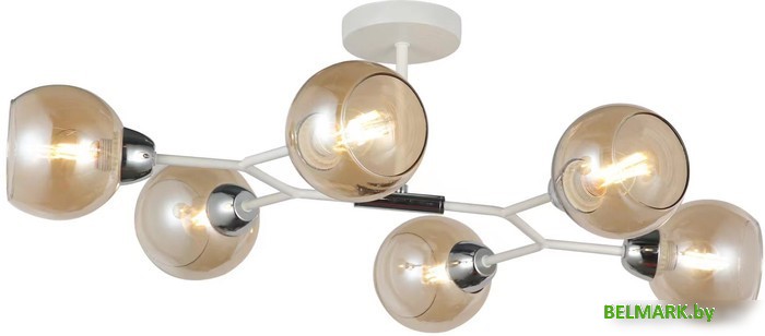 Люстра средней высоты Mirastyle MD-8200/6 WH+CR - фото