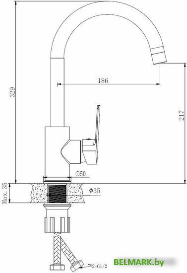 Смеситель Voda Hill HI 519 - фото2