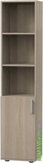 Шкаф-пенал Премиум Акцент модуль 1 (шимо светлый) - фото